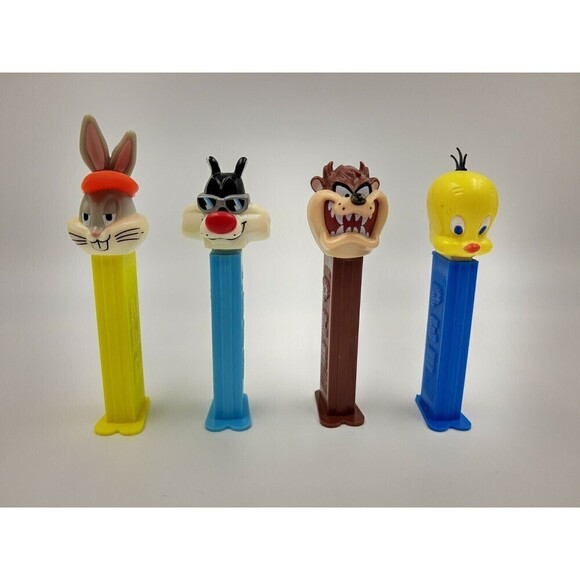 Vintage Looney Tunes Sylvester Cat Bugs Bunny Tweety Taz....PEZ Dispensers - Picture 1 of 6